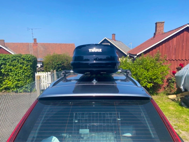 Takbox och räcke volvo
