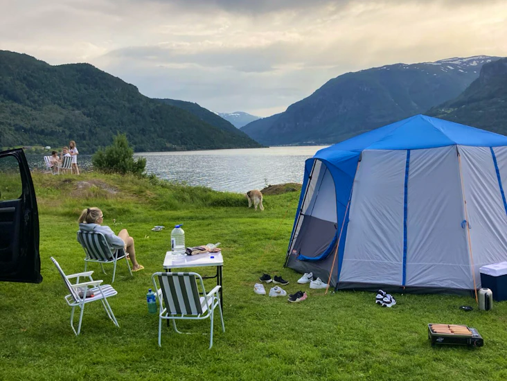 15,7 m2-coleman octagon telt - supert familietelt 6-8 pers