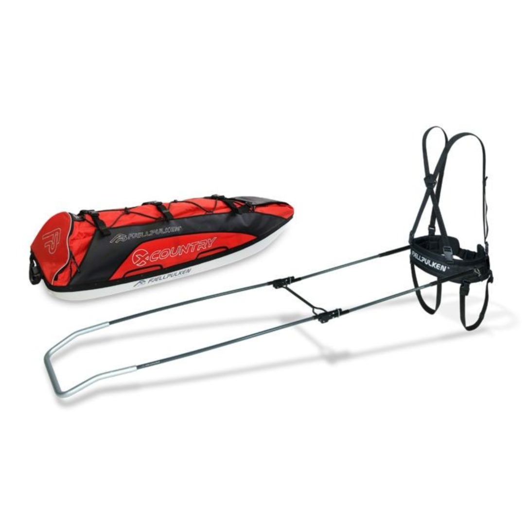 Fjellpulken xcountry 130cm turpulk komplett