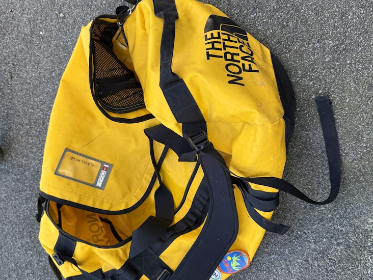 North face dufflebag storlek l, 95l