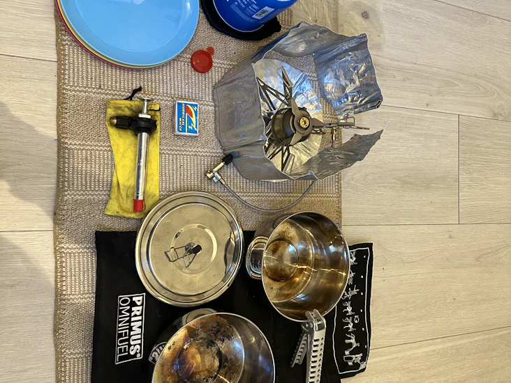 Primus omnifuel med tilbehør