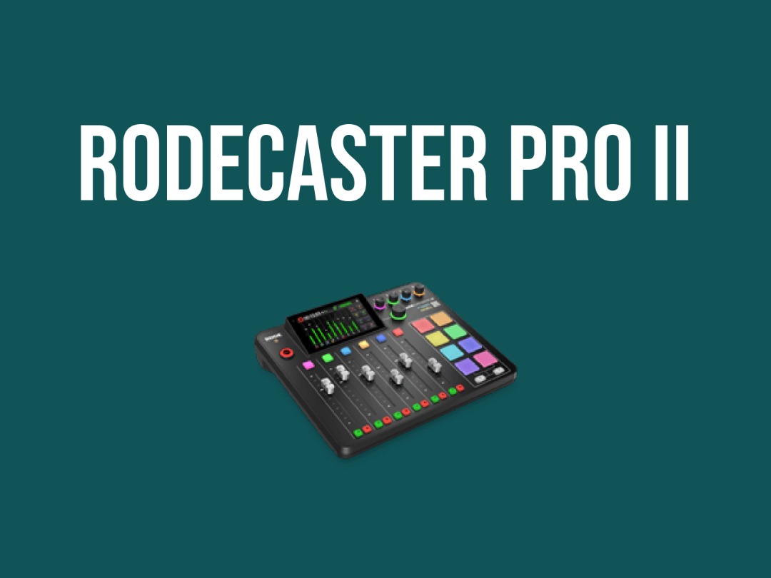 Rode rodecaster pro ii podcastmixer