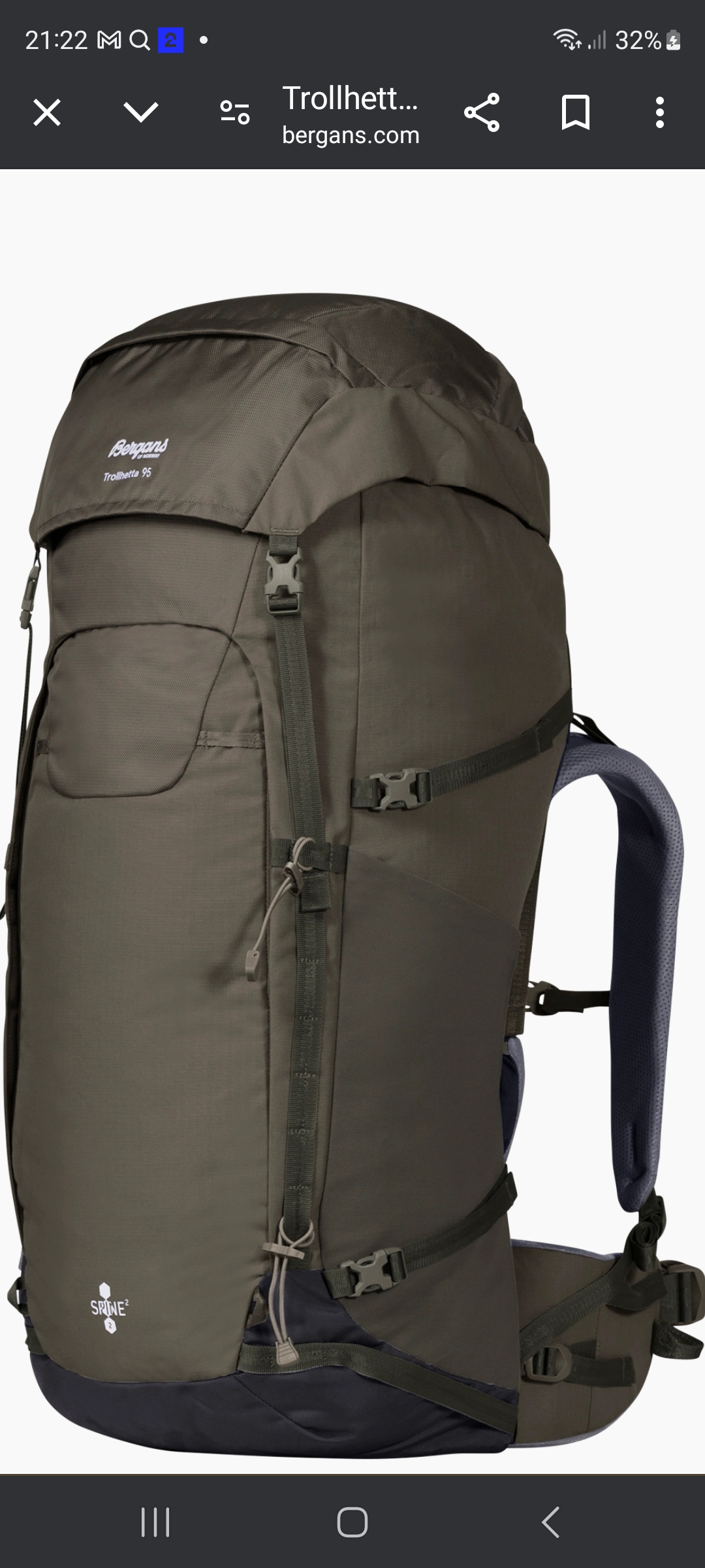 Bergans trollhetta 95l