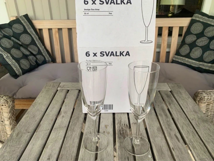 30 st champagneglas - perfekt till festen!