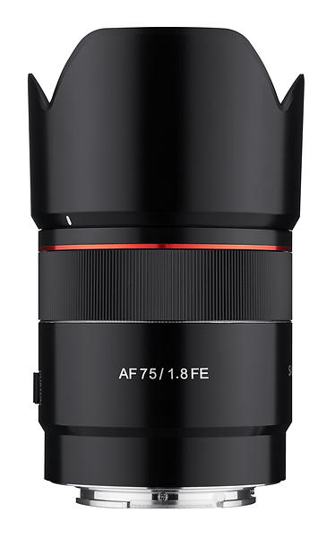 Samyang 75mm f/1.8 (sony fe) kompakt  portrettobjektiv