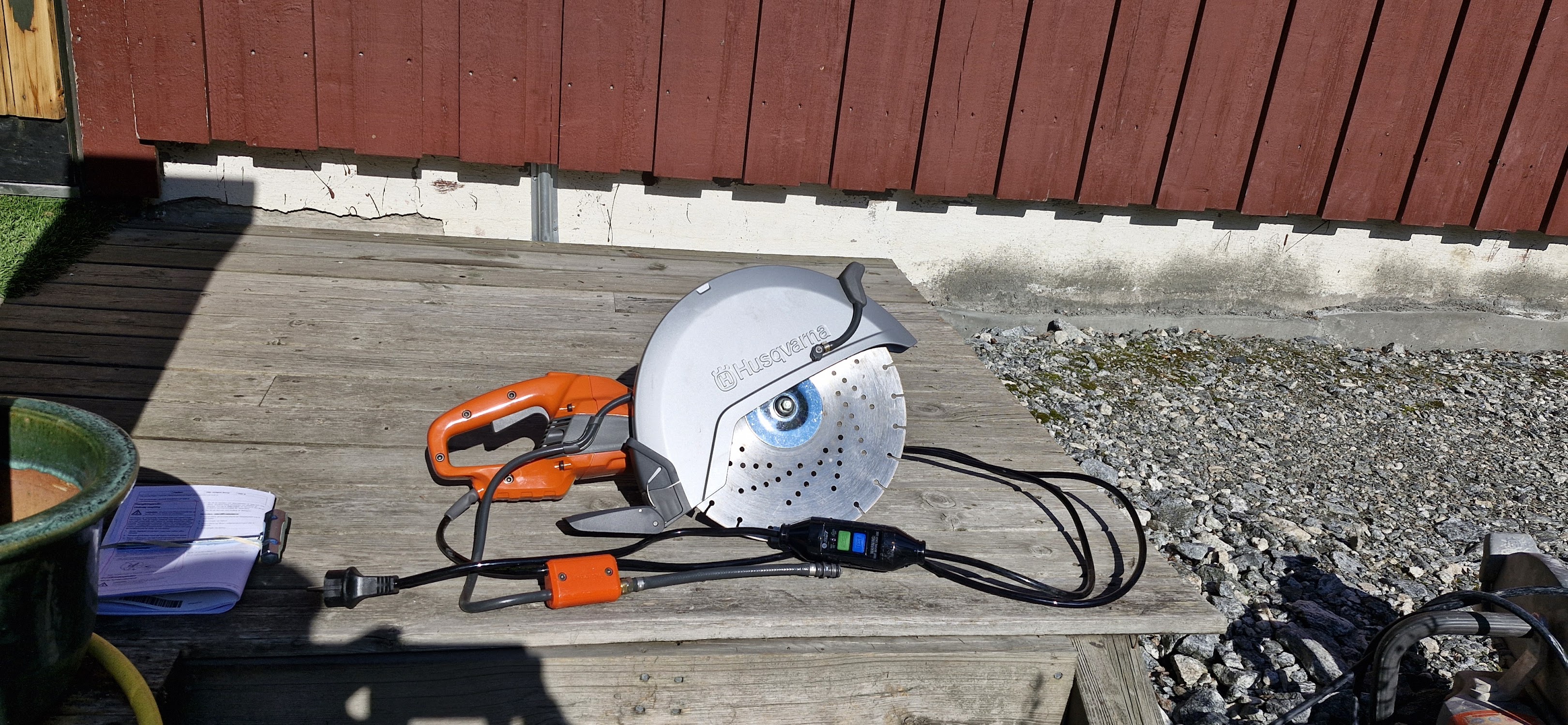 Husqvarna k4000 wet elektrisk sag