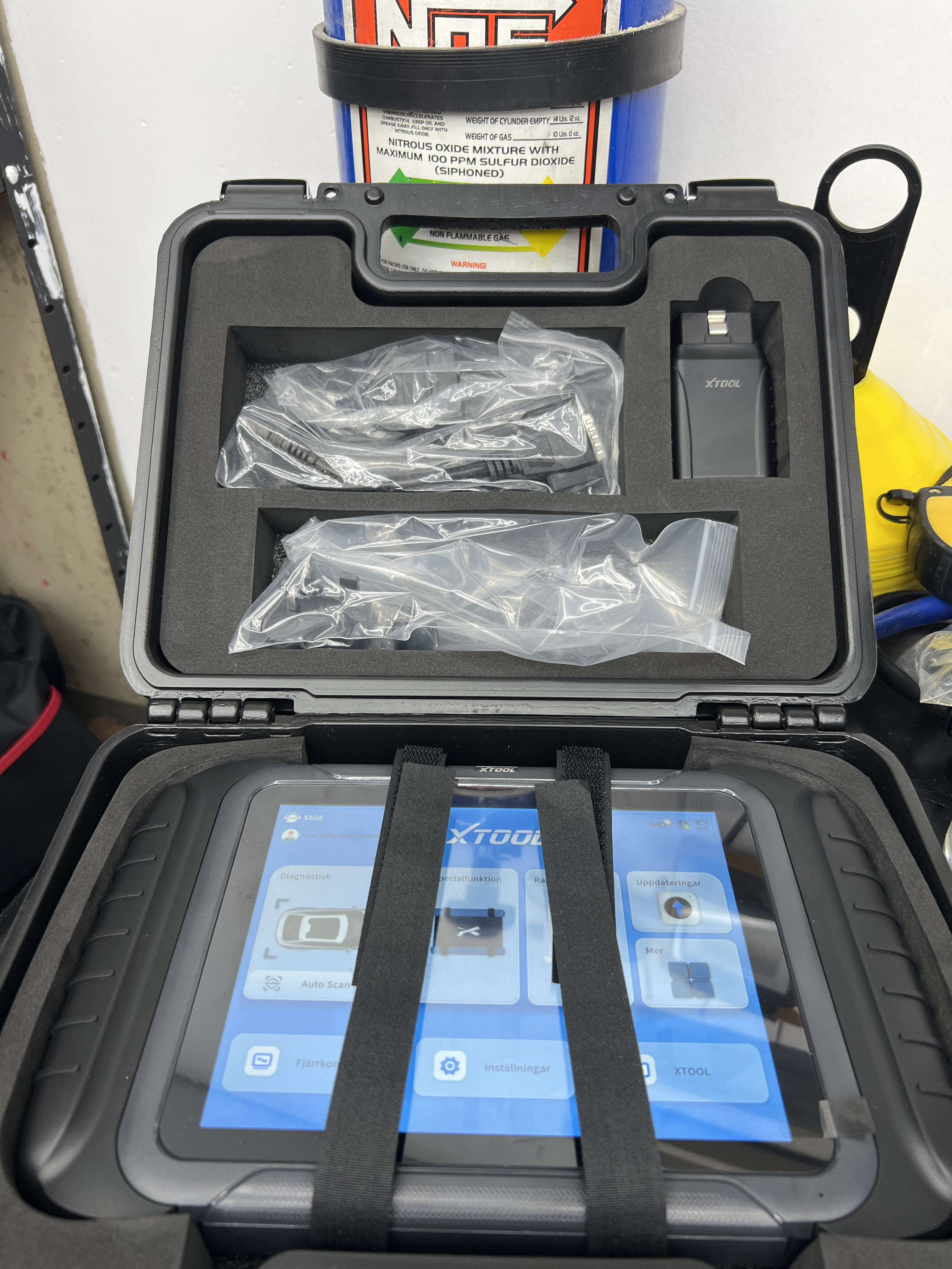Xtool d8w – professionellt diagnosverktyg för bilar | uthyres