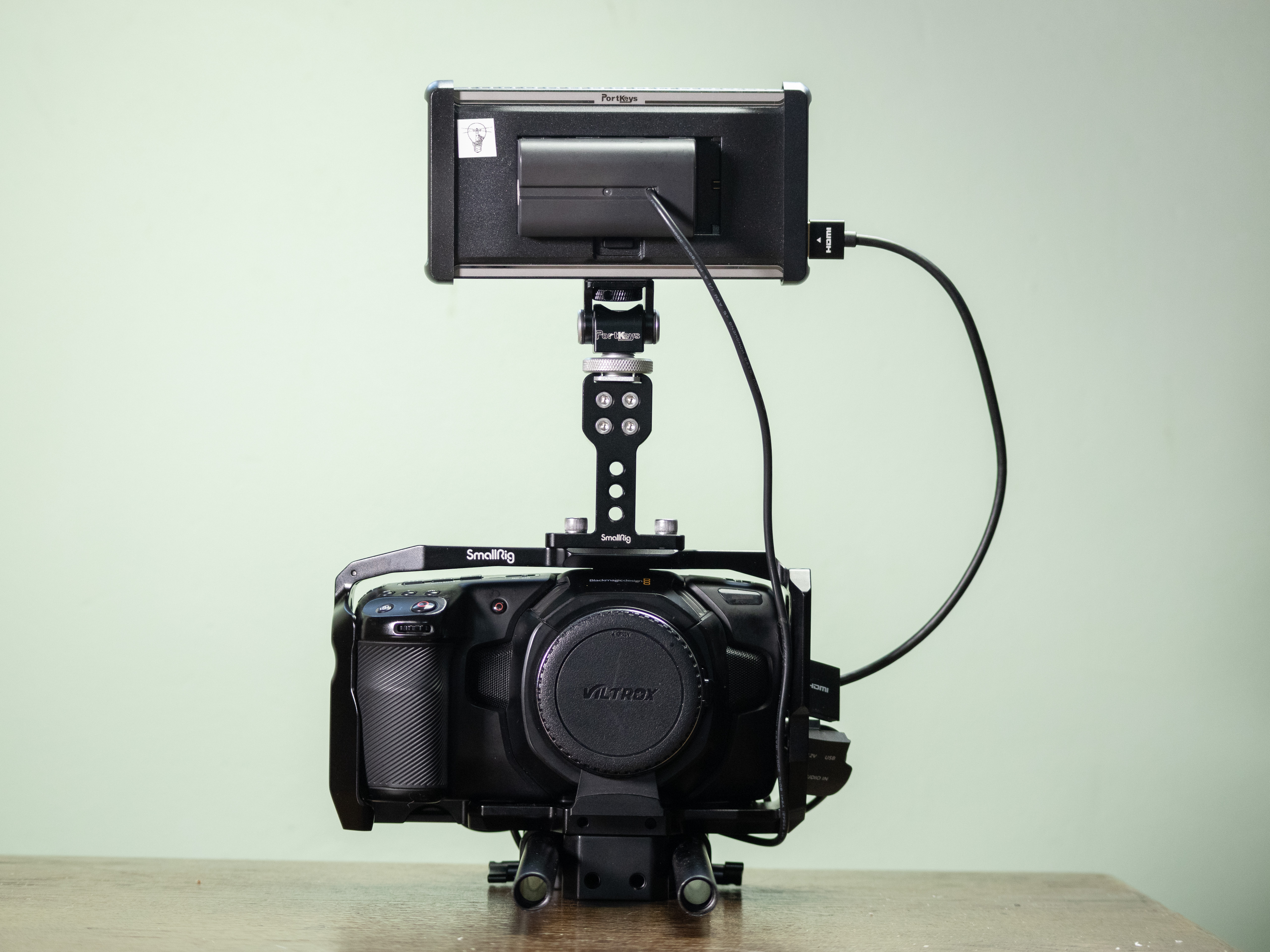 Blackmagic pocket cinema 4k (bmpcc4k) rig