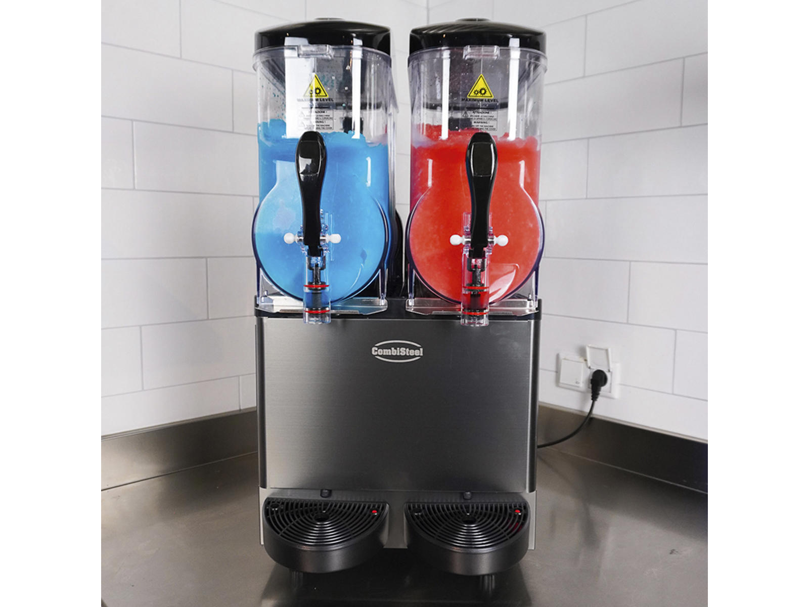 Dobbelt slushice maskine 2x12 liter