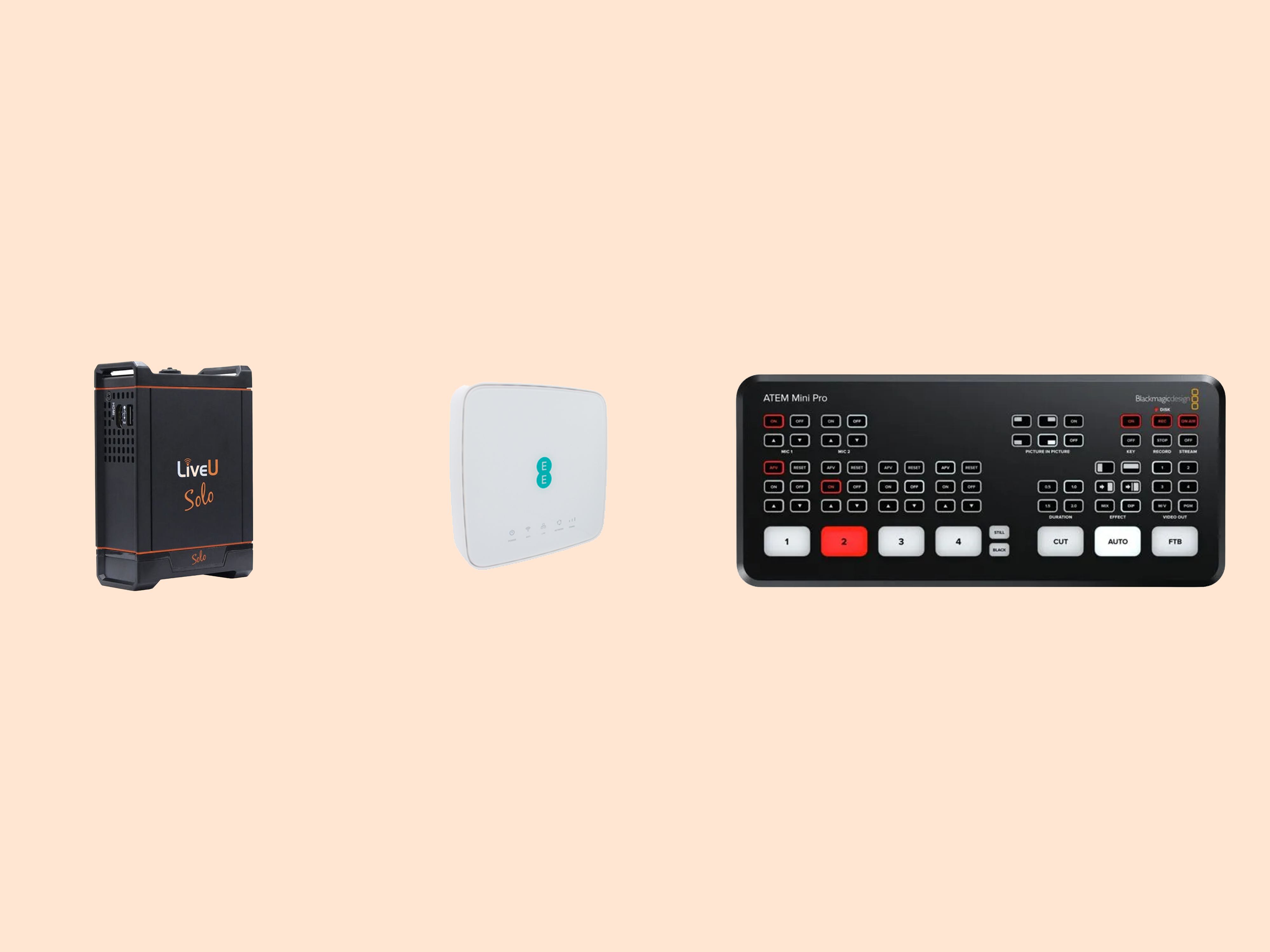Live u solo / blackmagic atem mini pro - package (bring your own cameras)