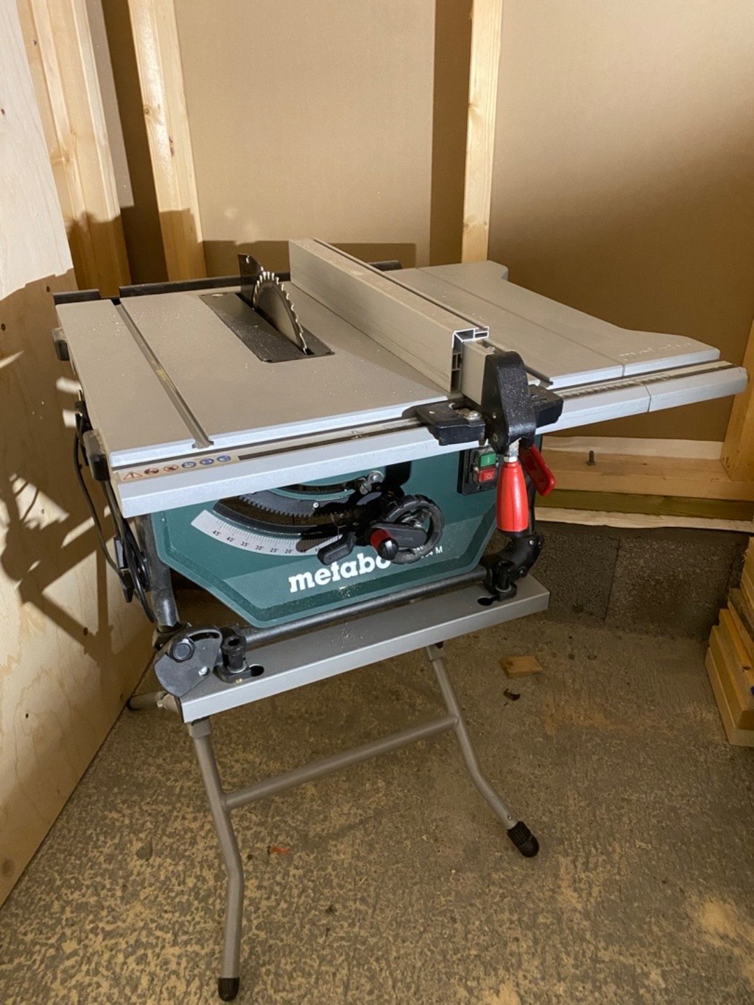 Metabo ts 254 m bordsag