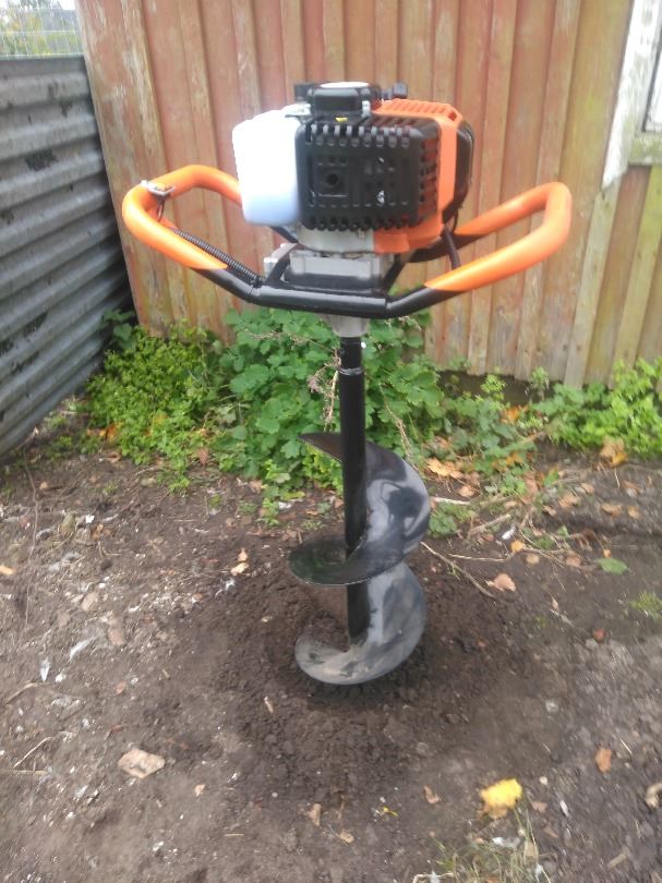 Jordborr med 80-300 mm borr