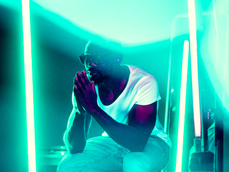 Upp till 4 led-rör för fest, foto eller film