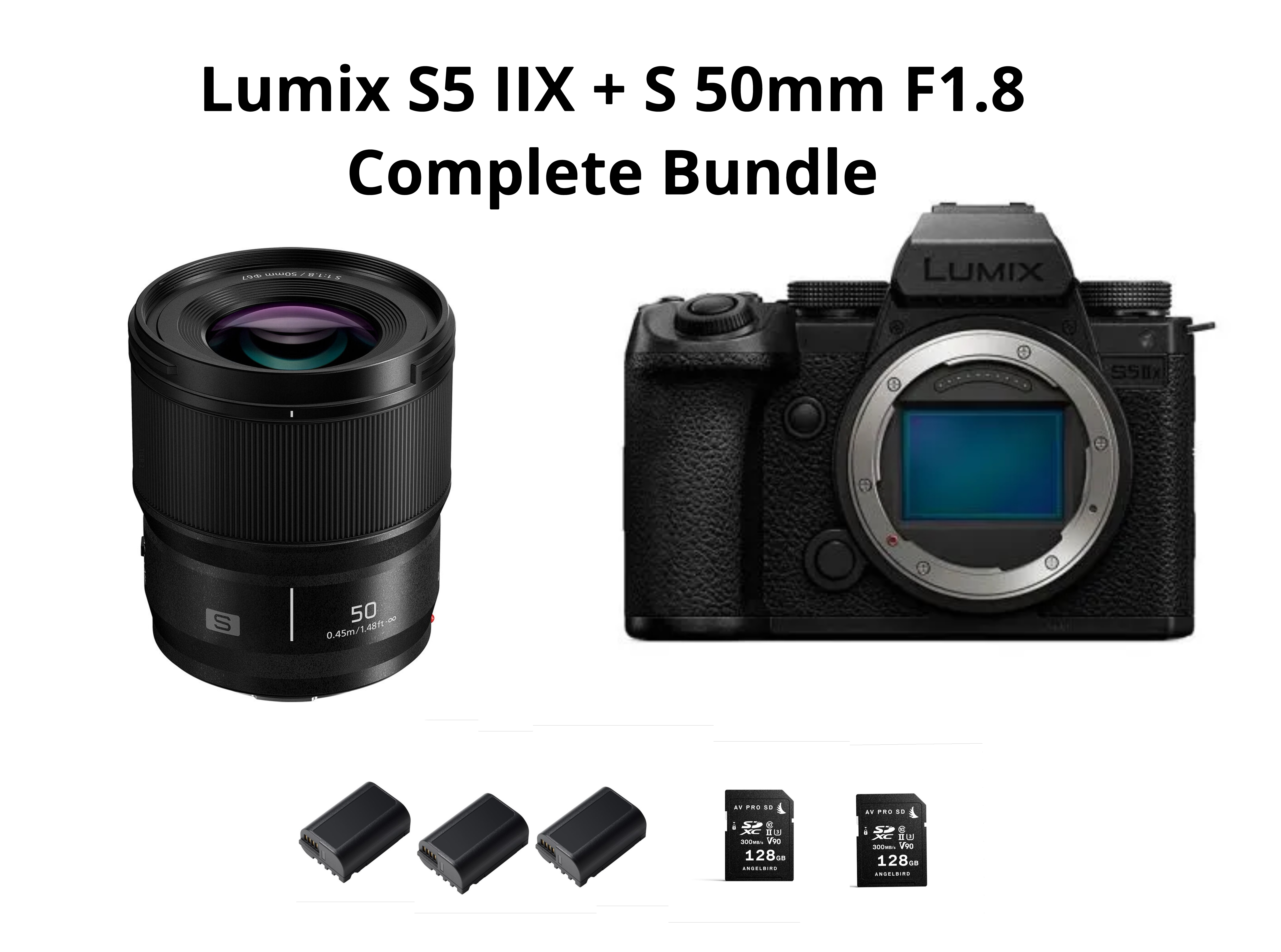 Lumix s5iix + s 50mm f/1.8 ( lumix s5 ii )