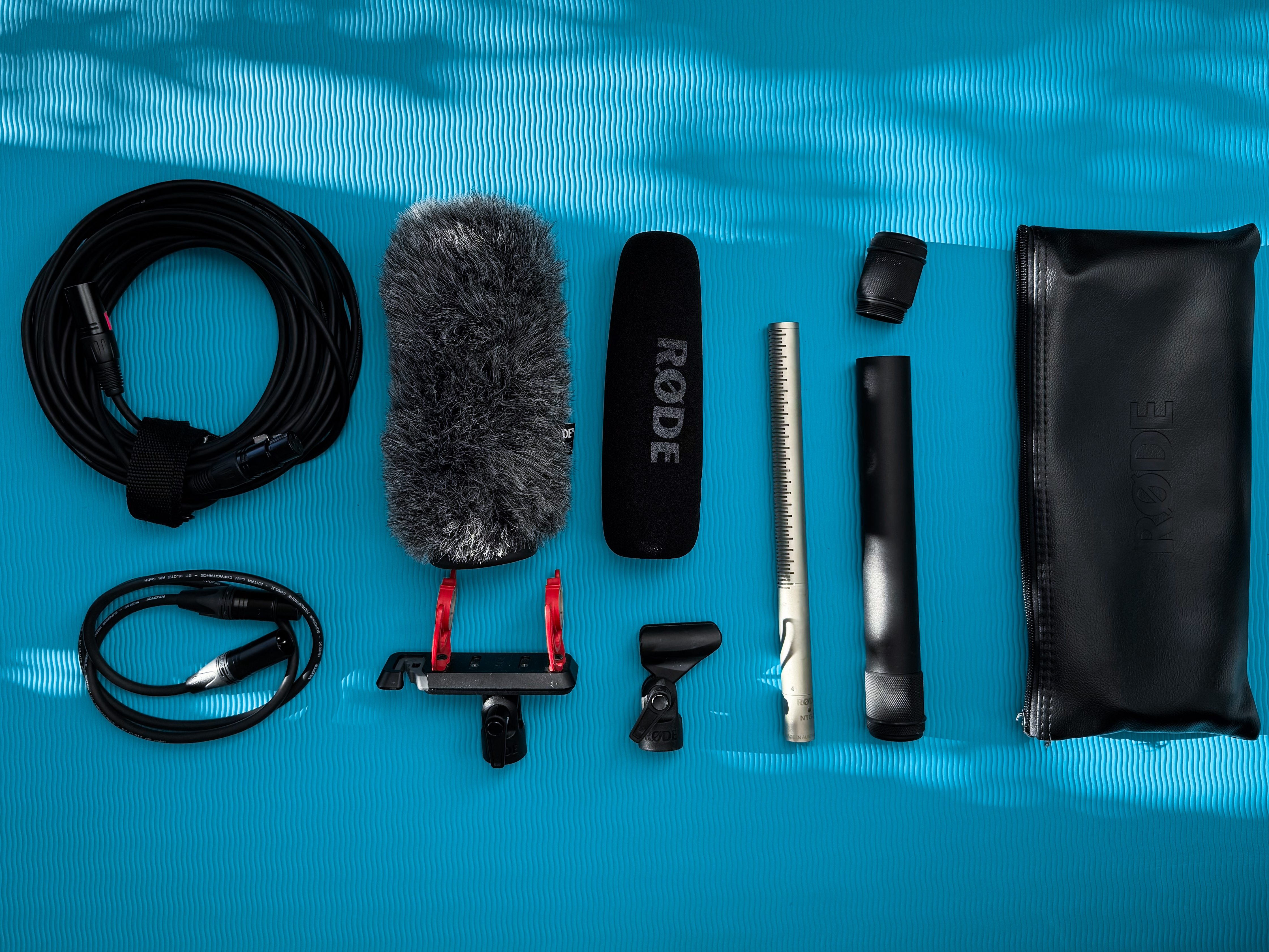Røde ntg3 med kabler, vindhette ++
