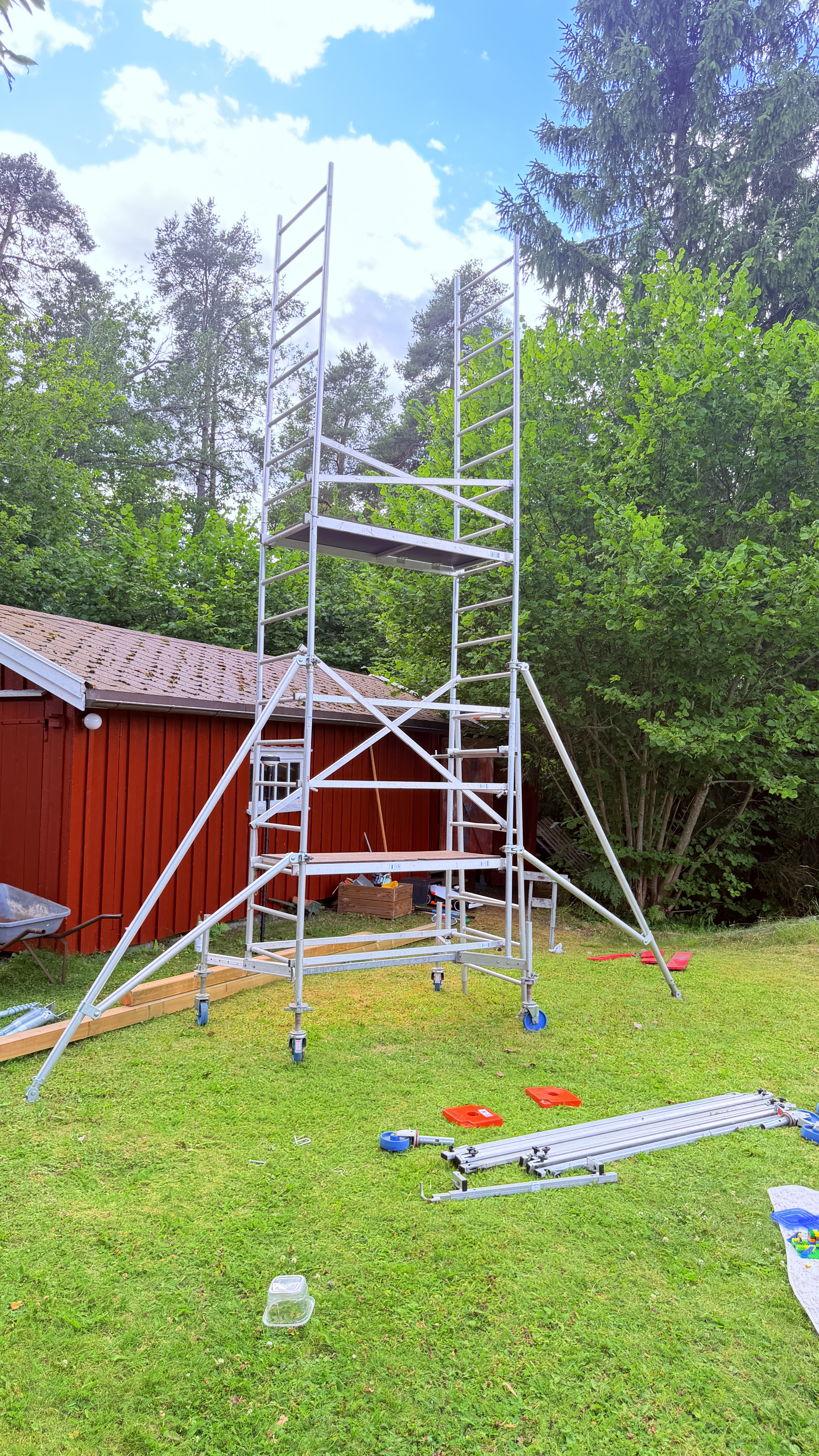 Rullestillas 5 meter – solid aluminiumstillas