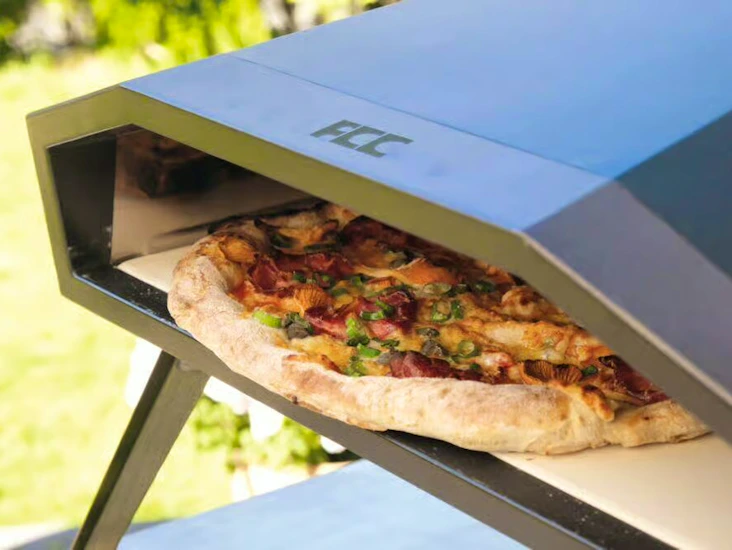 Pizzaovn - gassfyrt med bakbrenner, pizza på 90 sekunder