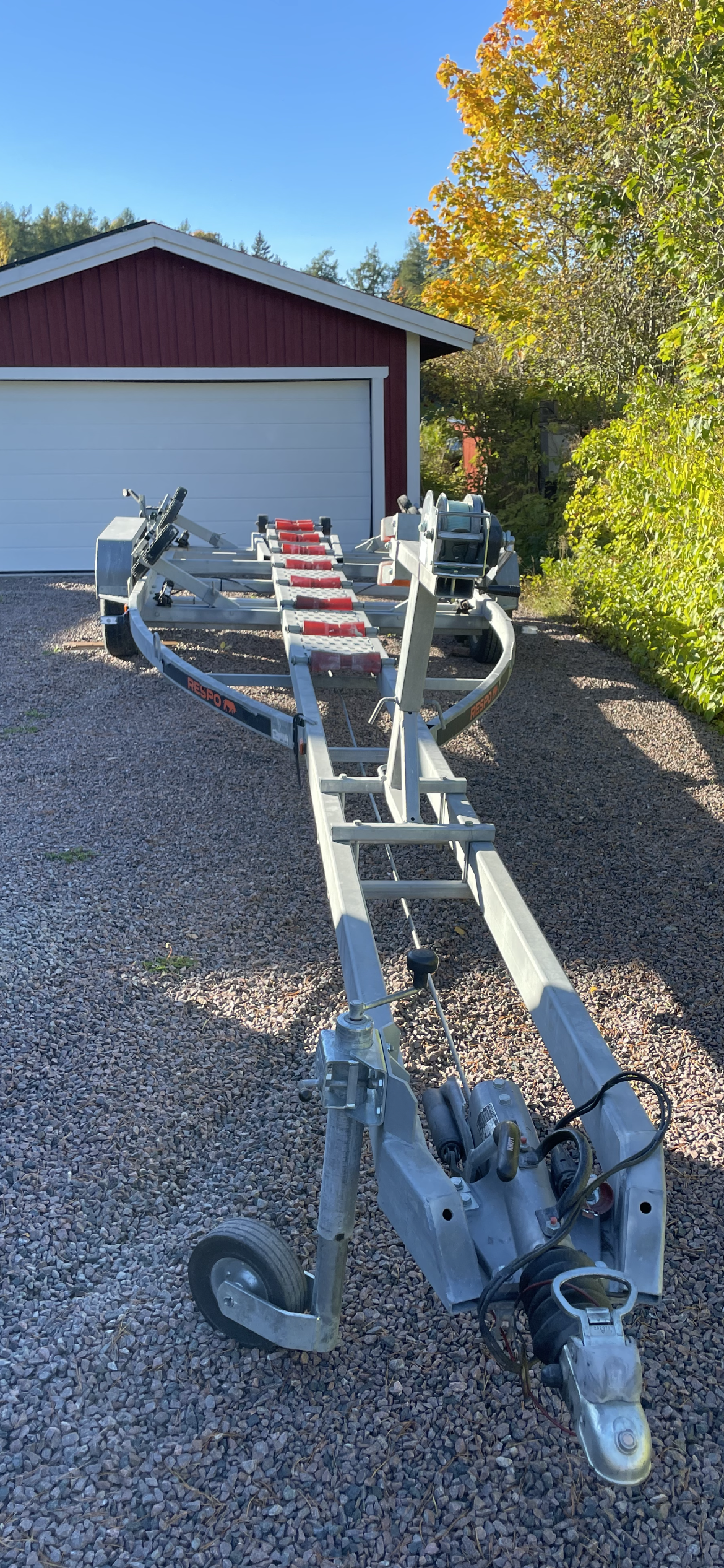 Båttrailer 3500kg 80km/h
