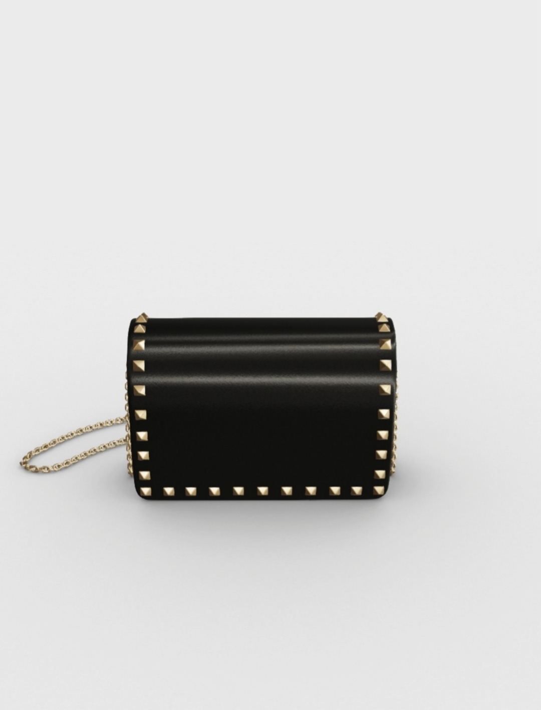 Leier ut valentino rockstud chain pouch veske