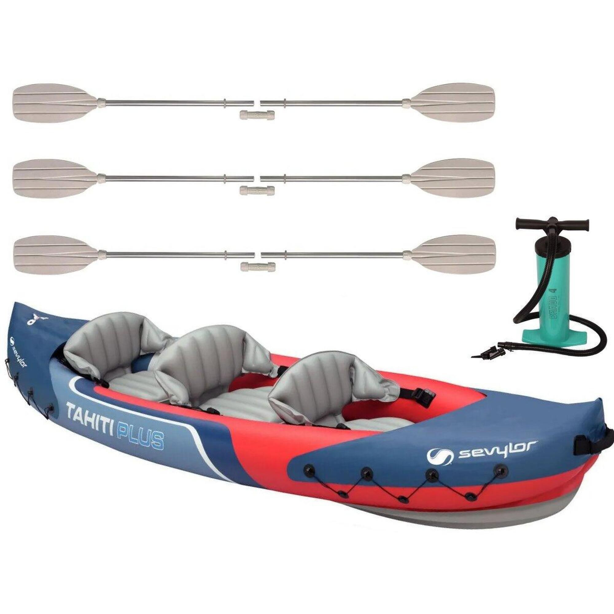Sevylor tahiti plus 3-person inflatable kayak