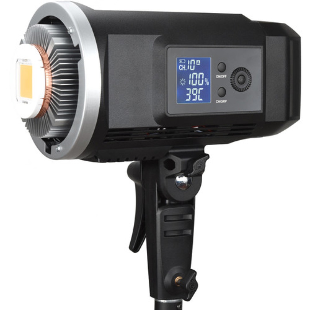Godox slb-60w m/stativ, reflektor og softbox