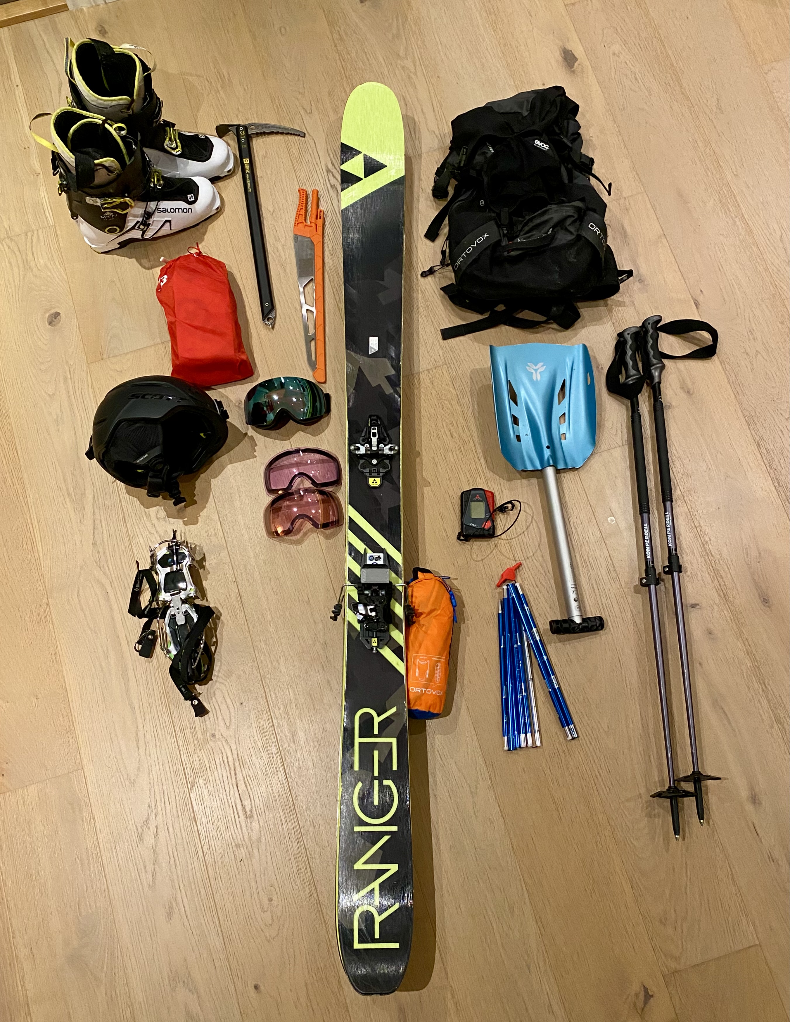 Komplette randonné-/toppturpakker til leie