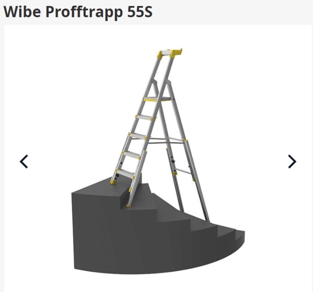 Trappestige wibe profftrapp 55s justerbar