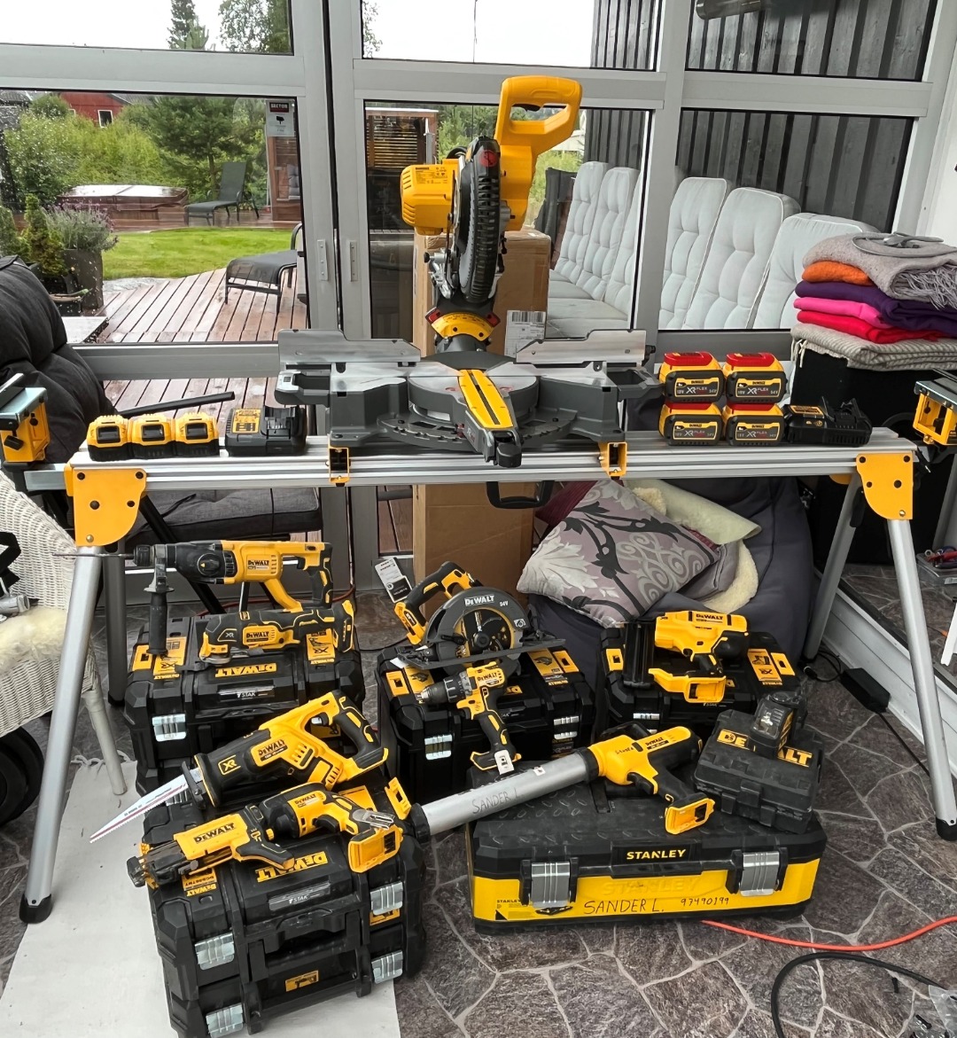 Tilpasset verktøysett, dewalt. send melding.