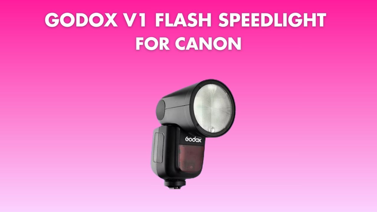 Godox v1 speedlight flash for canon