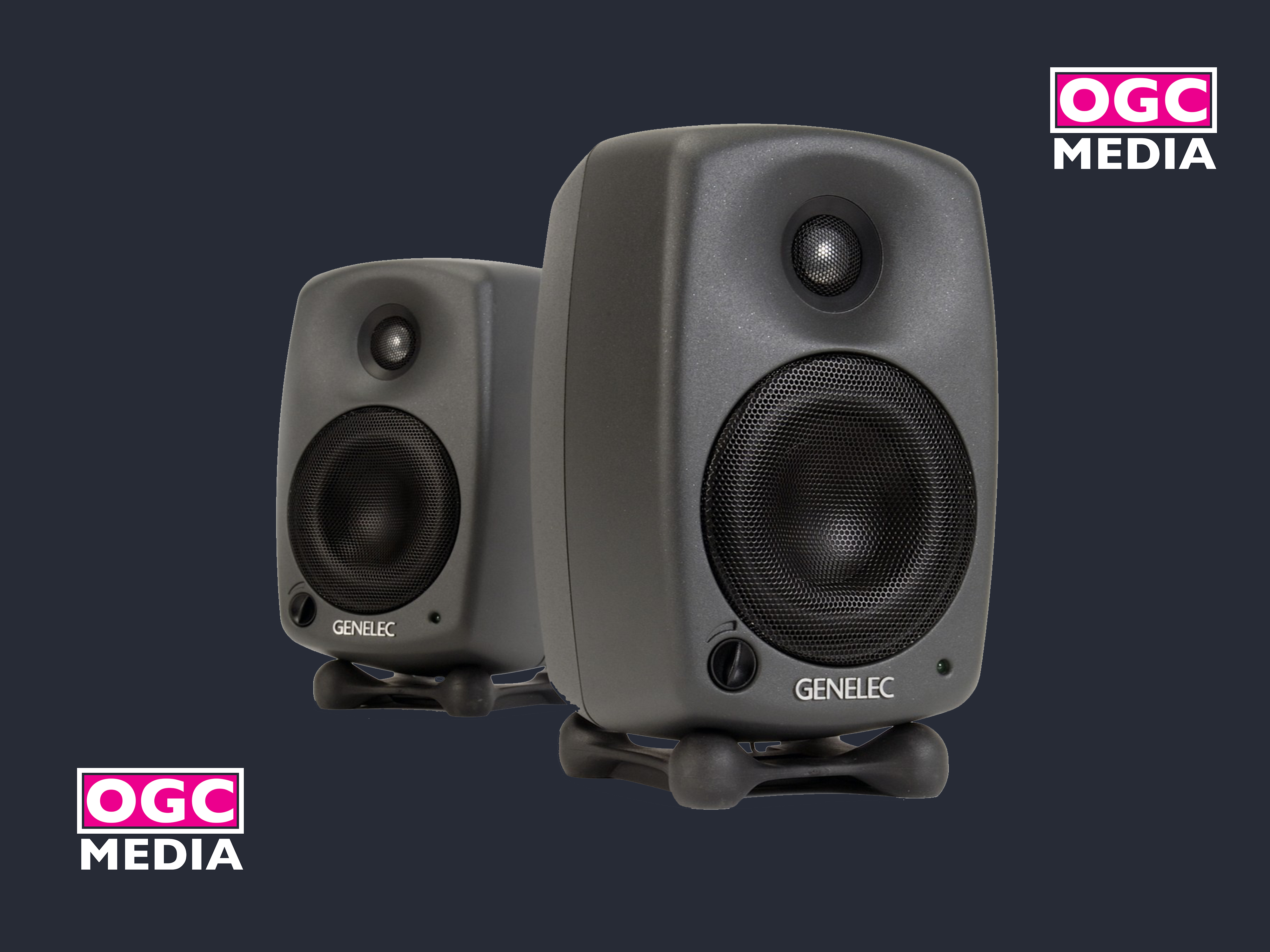 Genelec 8020a pair studio nearfield monitor speakers