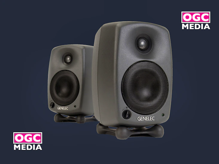 Genelec 8020a pair studio nearfield monitor speakers