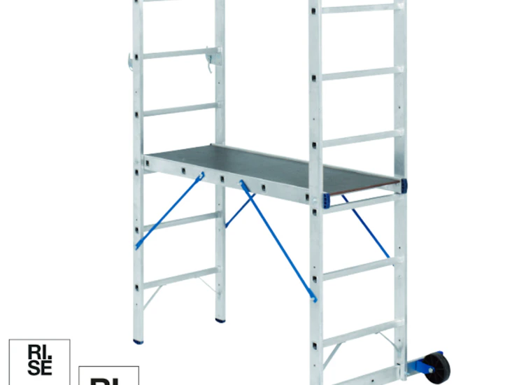 Kombinasjonsstige med plattform