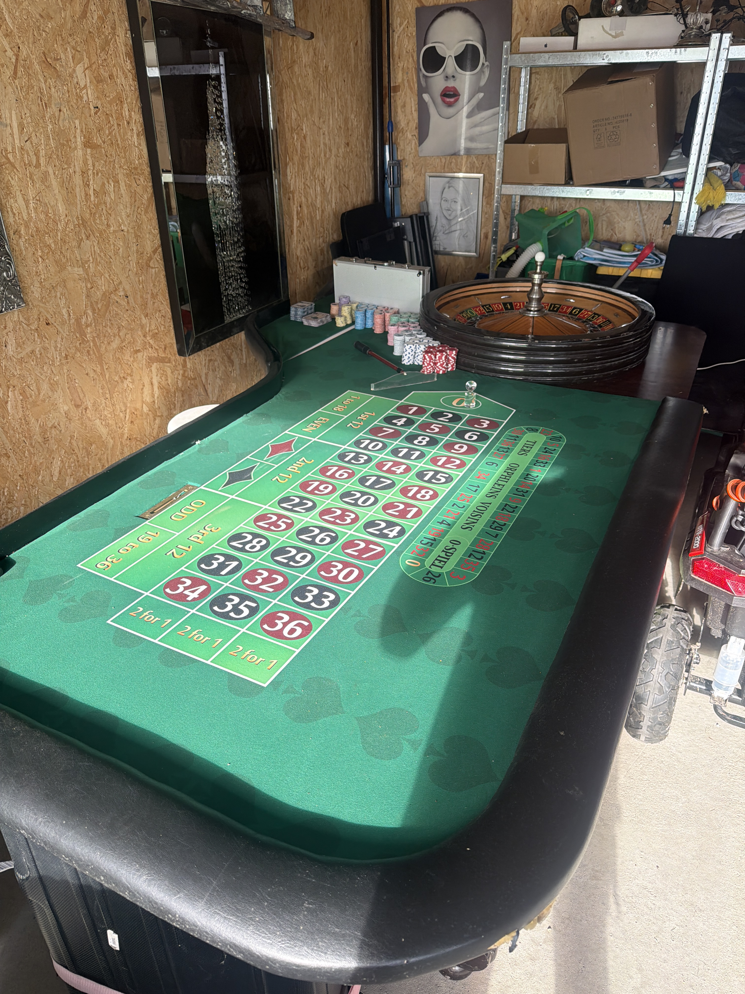 Profesjonelt roulette bord
