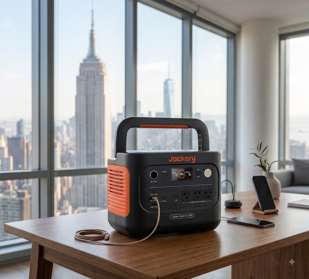 Jackery explorer 1000 v2 portable generator & fast charging power station 