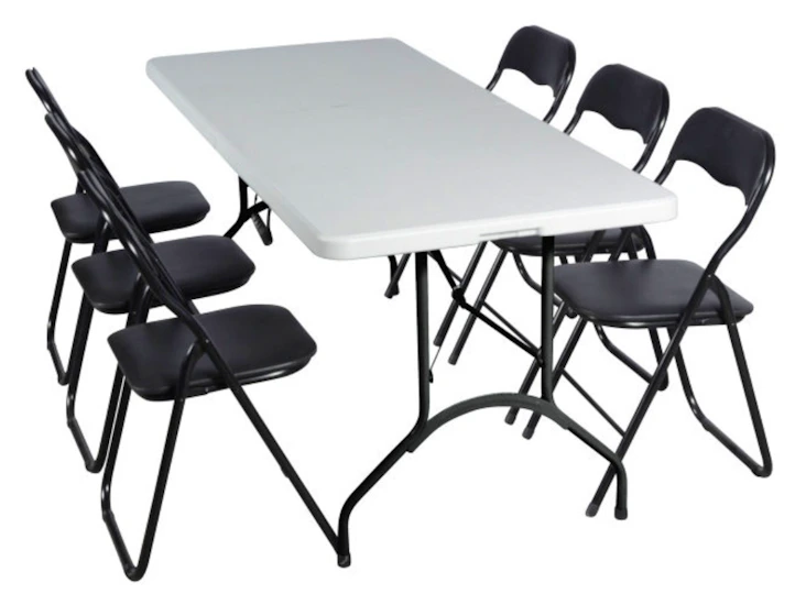 Klaffbord med 6st klaffstolar nr5