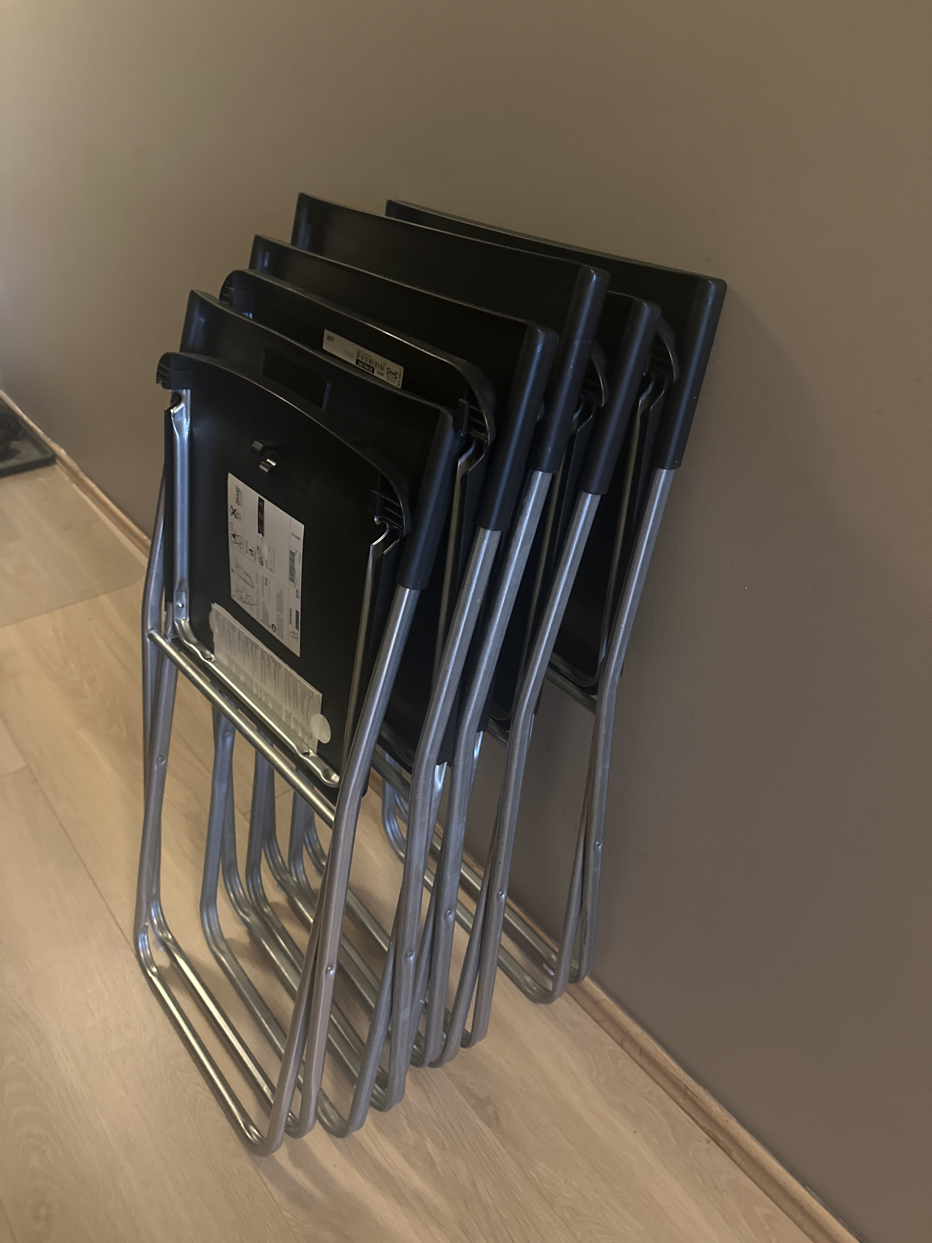 10 klappstoler til utleie