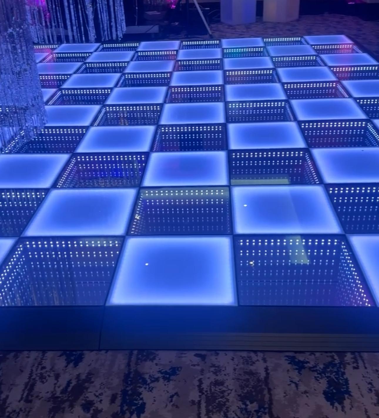 Infinity 3d dance floor hire