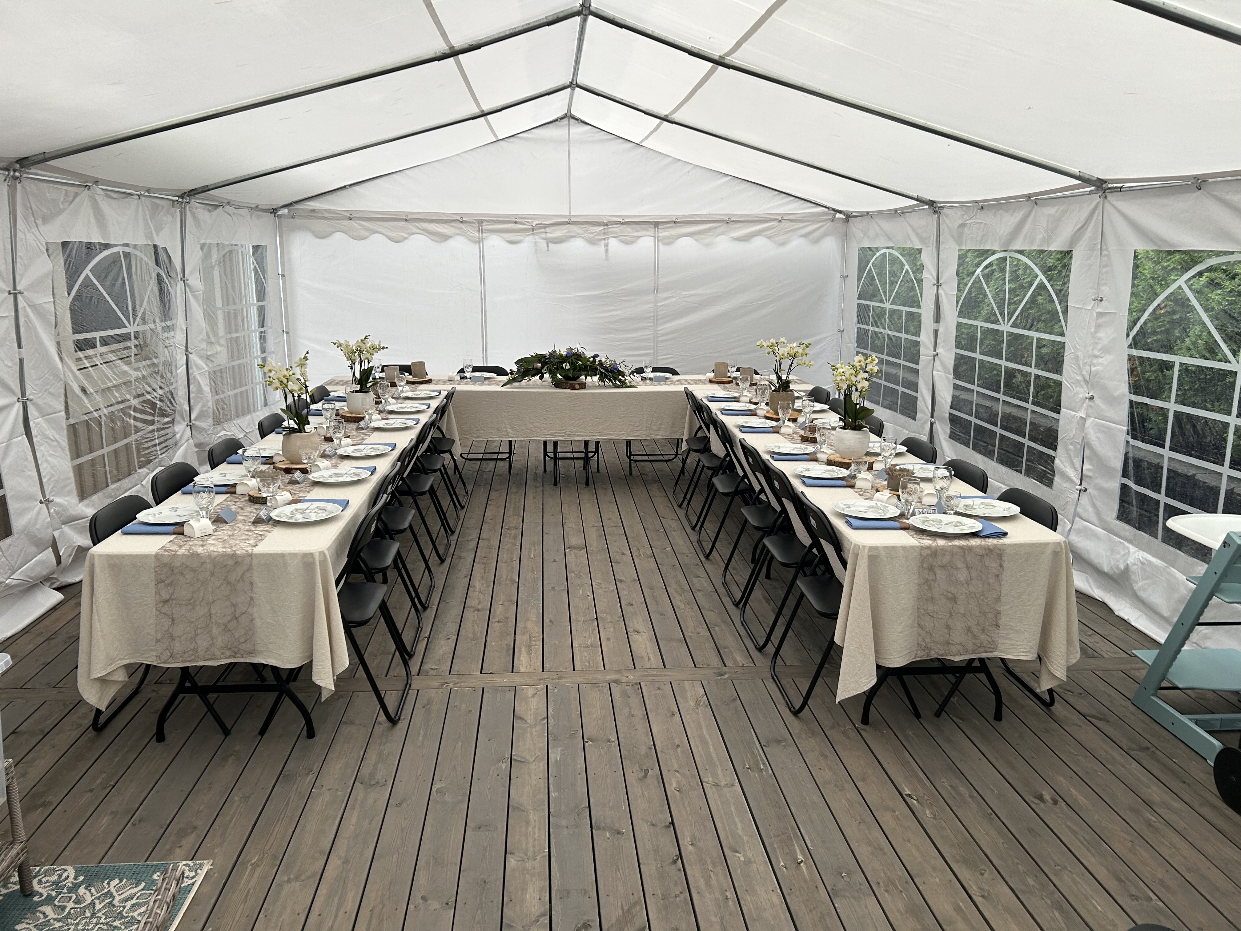 Partytelt 5x10 meter