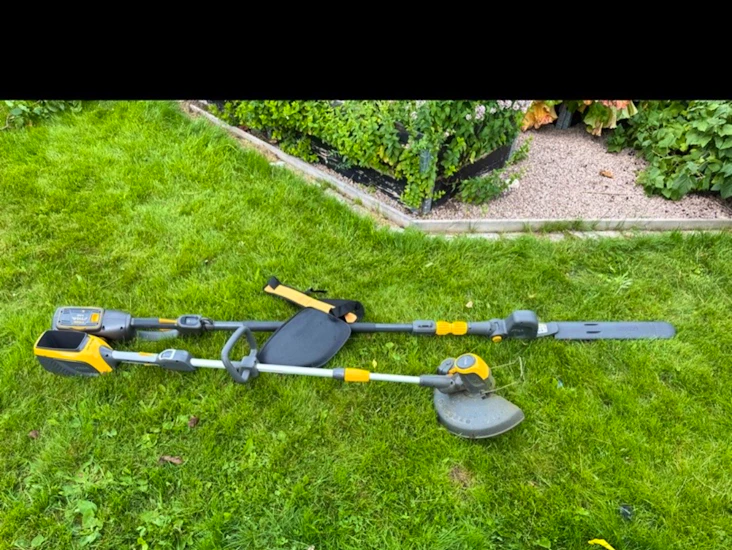 Stånghäcksax & grästrimmer