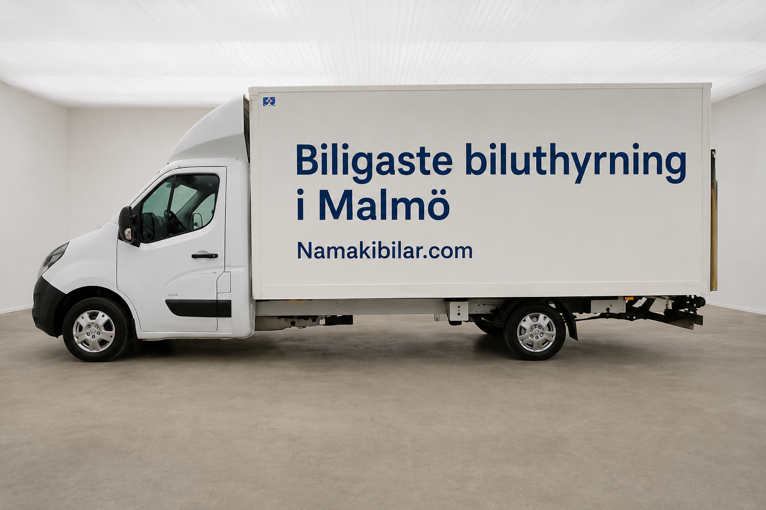 Lätt lastbil inkl 100km, automatväxellåda