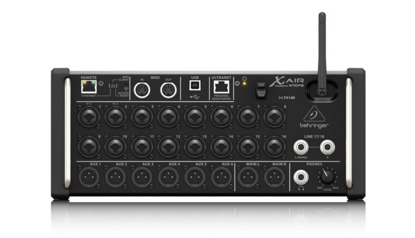 Behringer x air xr18 digital mixer