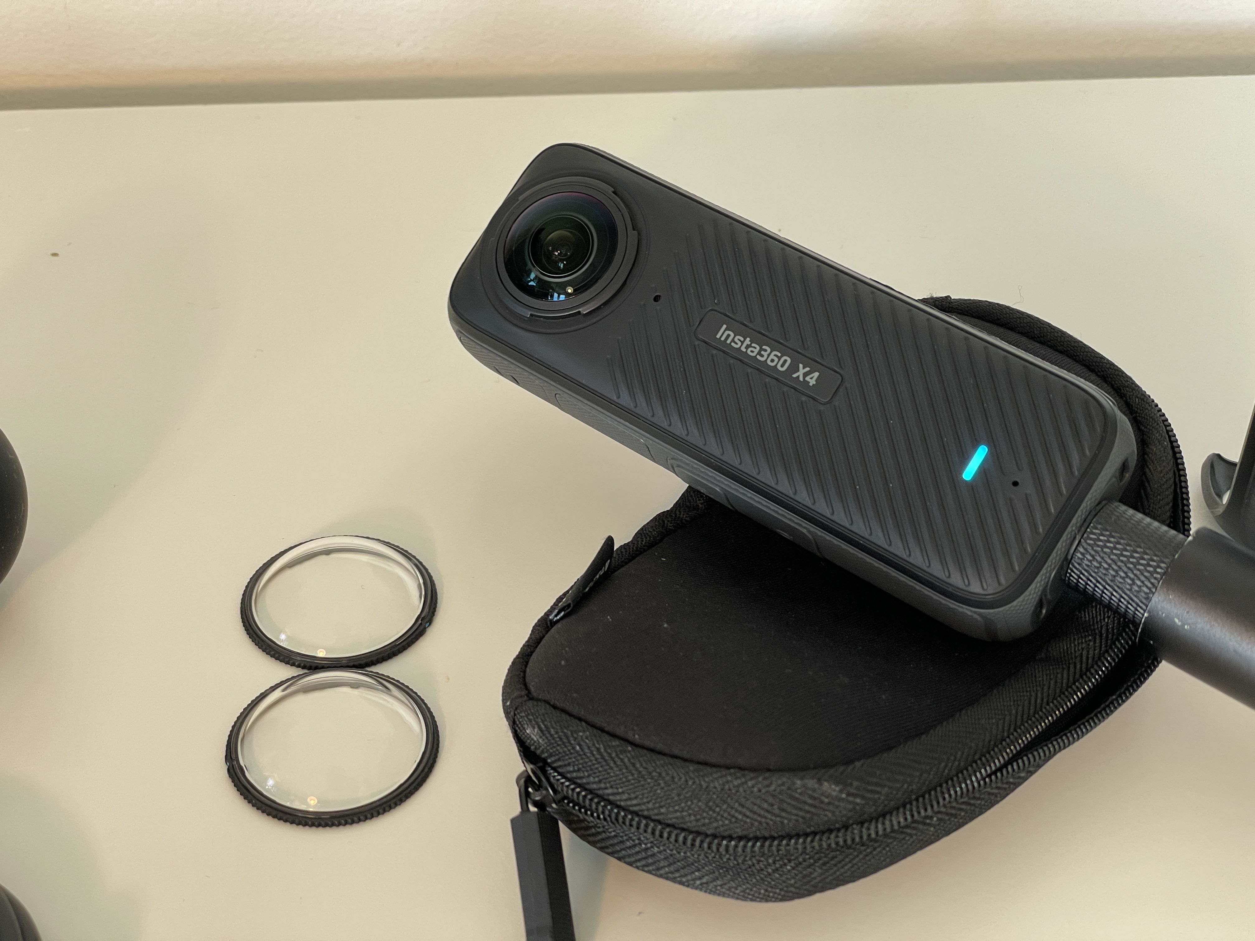 Insta360 x4 8k camera with accessories and 256gb card