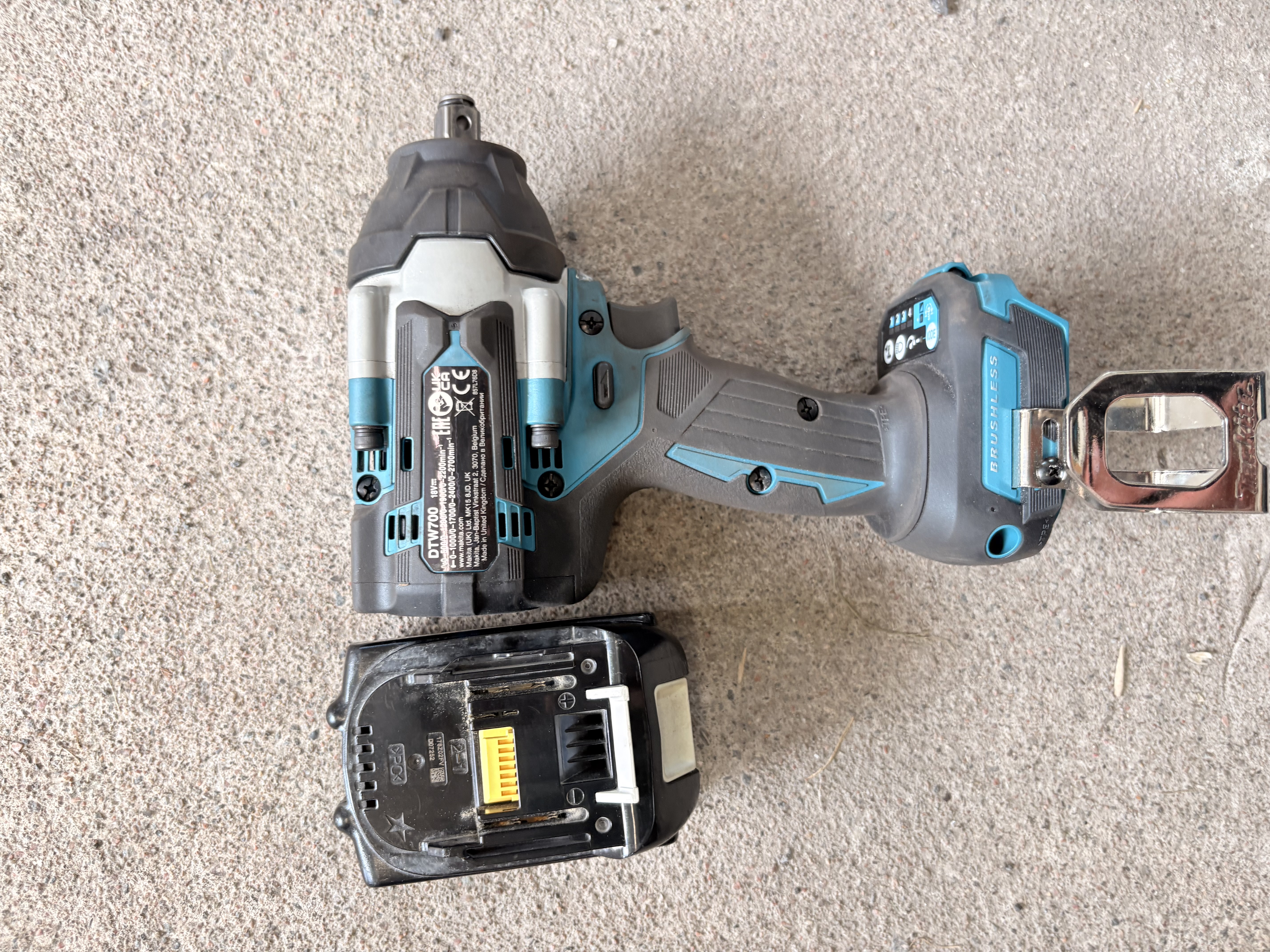 Makita dtw700 – mutterdragare, 18v