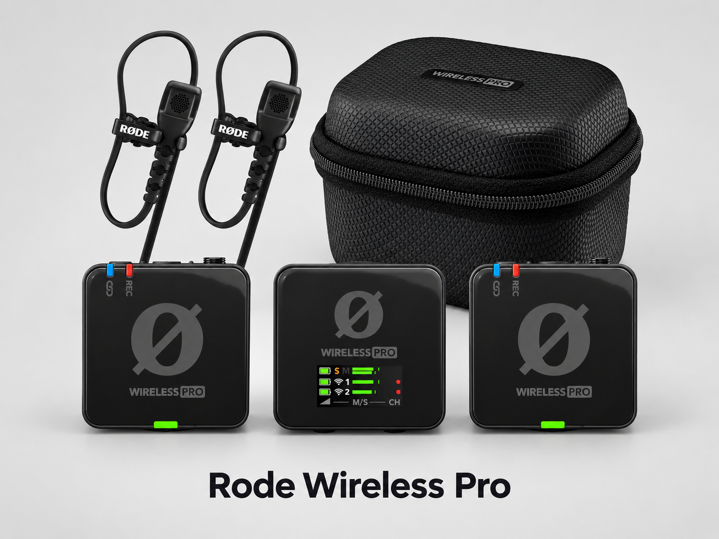 Rode wireless go mics lav lavalier 2 transmitters 