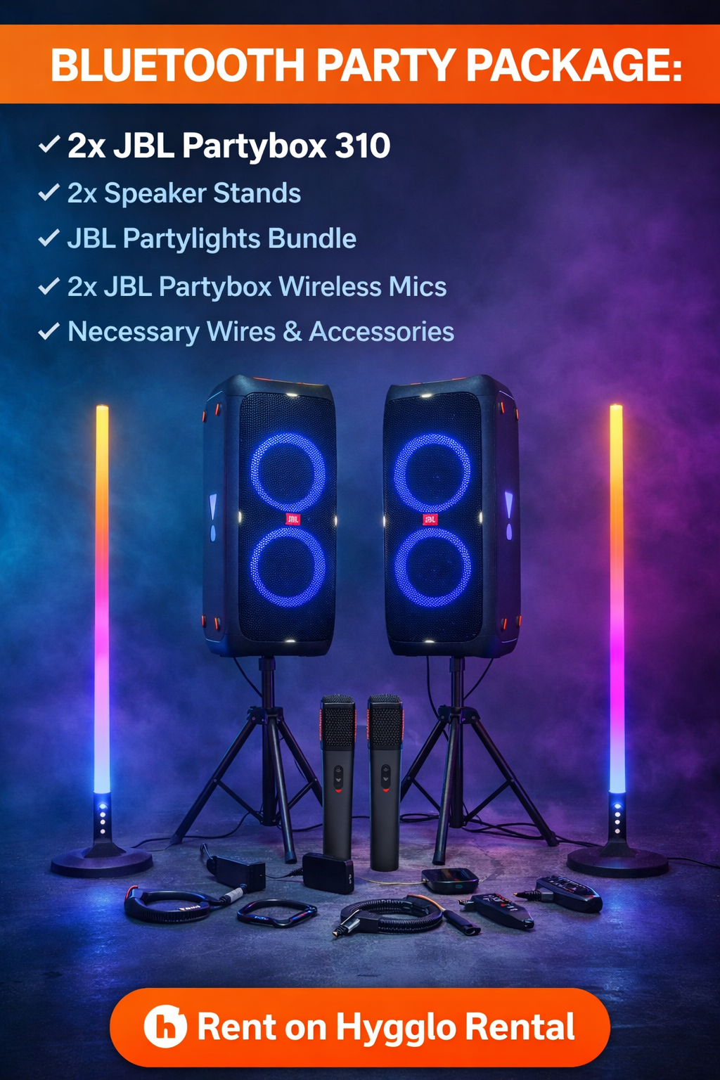 Bluetooth party package - jbl partybox