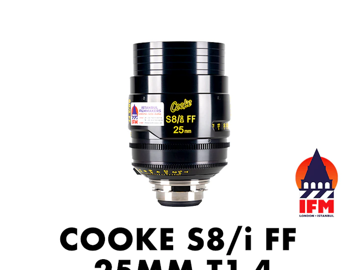 Cooke s8/i ff 25mm t1.4 pl mount cine lens