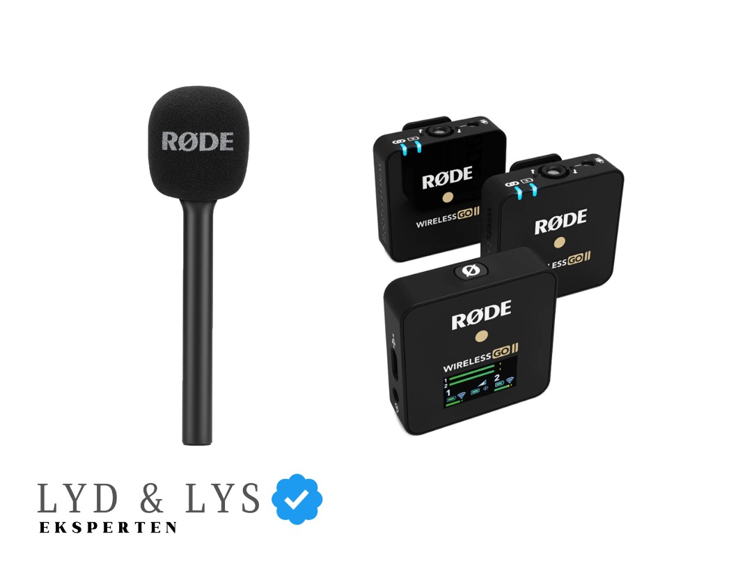 Røde go mikrofon - perfekt for innspillinger