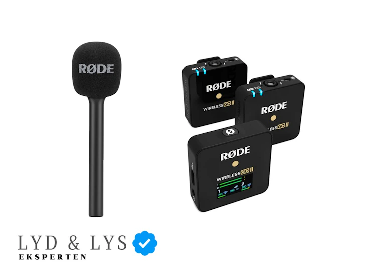 Røde go mikrofon - perfekt for innspillinger
