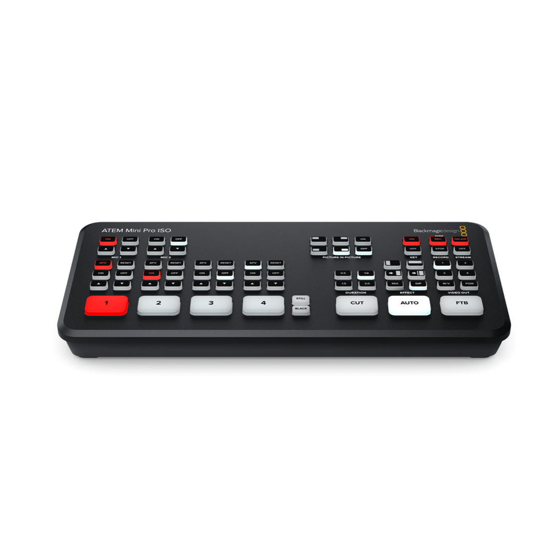 Blackmagic design atem mini pro iso ( 4 channel video switcher )