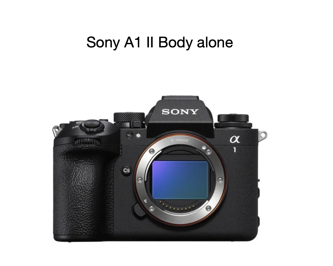 Sony a1ii body alone